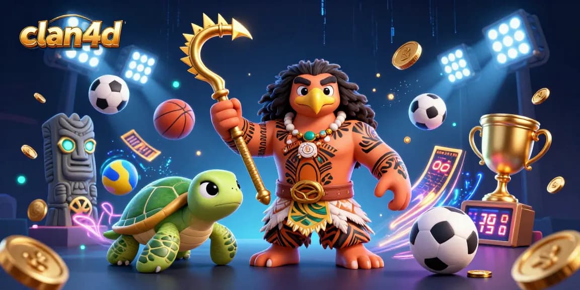 Experience thrilling gameplay with clan4d's demigod hawk in a dynamic casino sports scene.