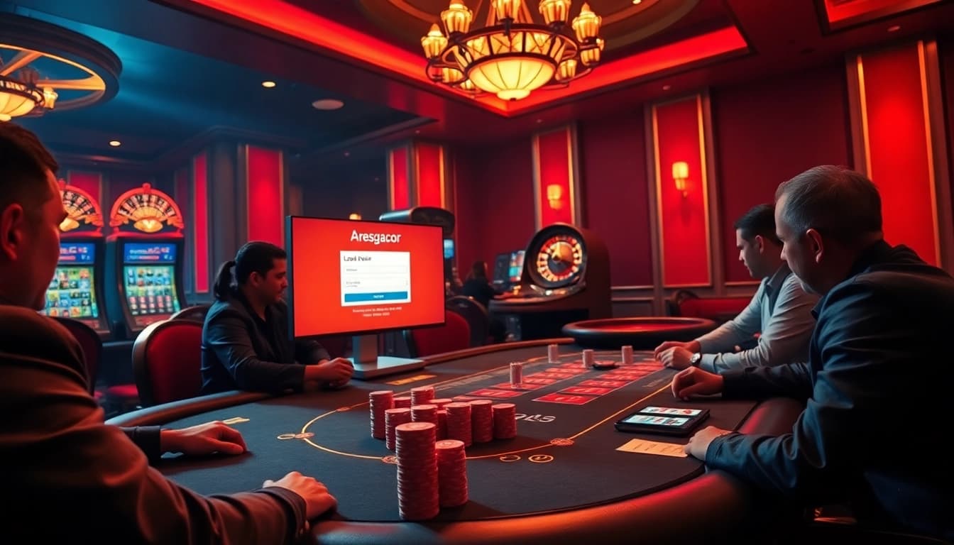 Experience the thrill of login aresgacor at a luxurious casino table with engaging gameplay and winning potential.