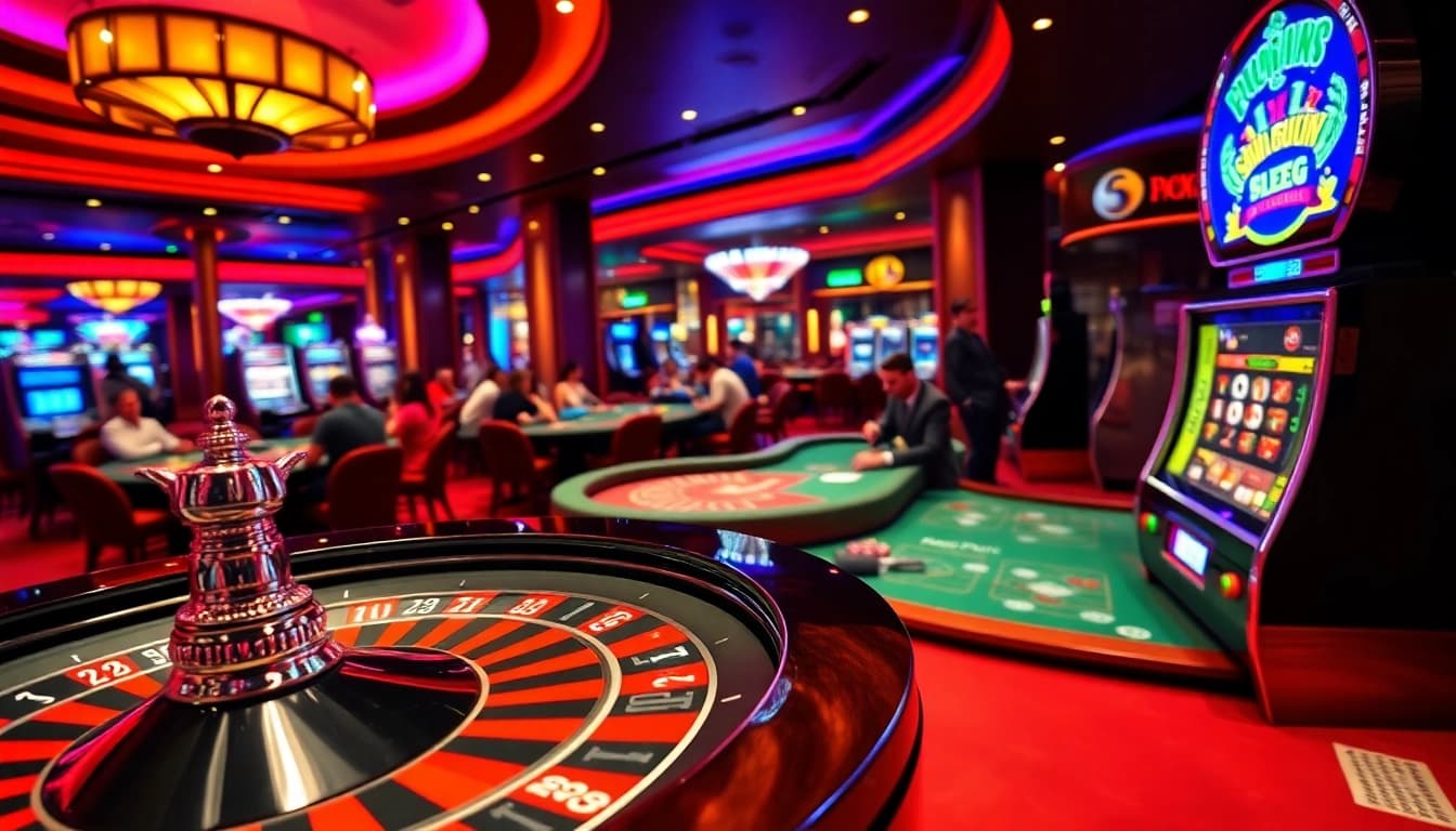 Players enjoying an exhilarating porn game at an upscale casino, focusing on strategy and excitement.