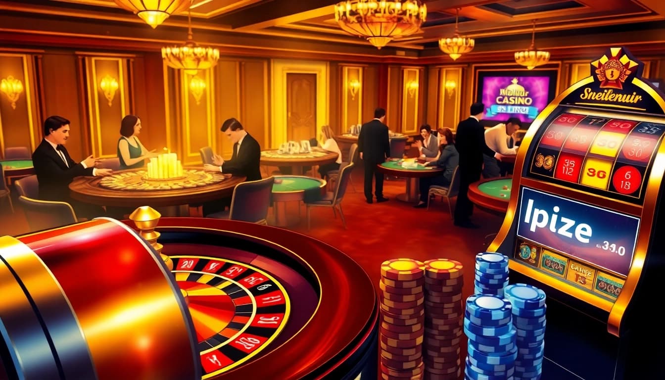 Vivez l'excitation au meilleur casino en ligne avec des jetons vibrants et un gameplay palpitant.