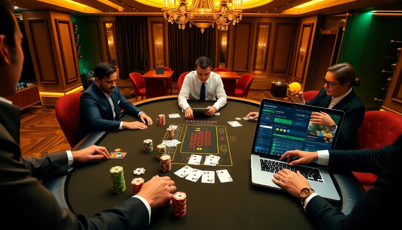 Vivez l'excitation au meilleur casino en ligne avec des tables de poker vibrantes et un gameplay captivant.