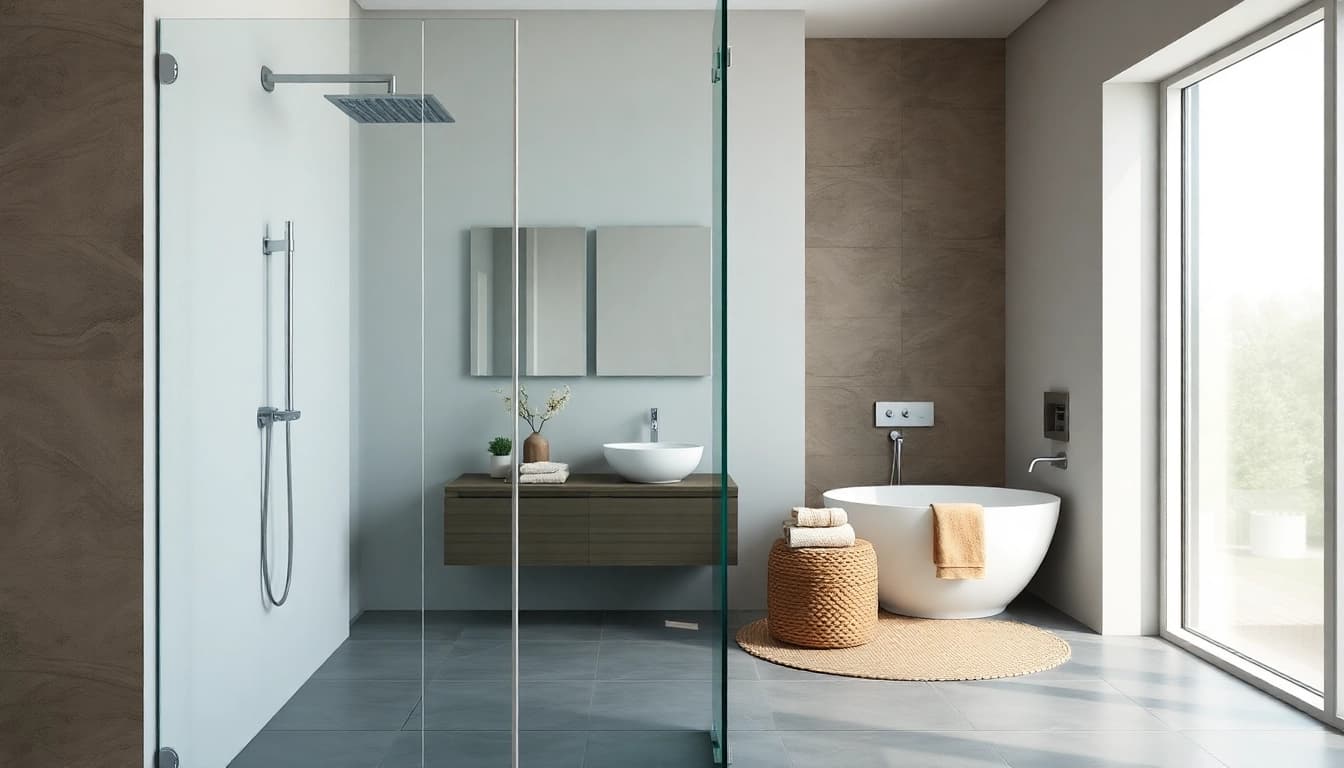 Installer une paroi de douche élégante pour moderniser votre salle de bain