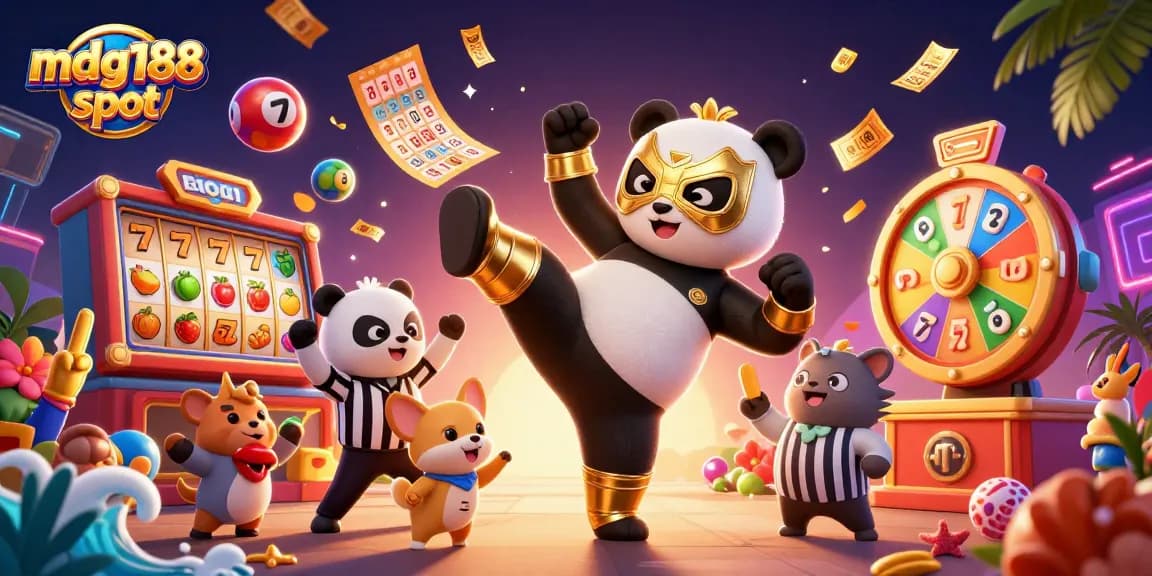 Experience thrilling gameplay with mdg188 slot featuring dynamic 3D characters and vibrant casino elements.