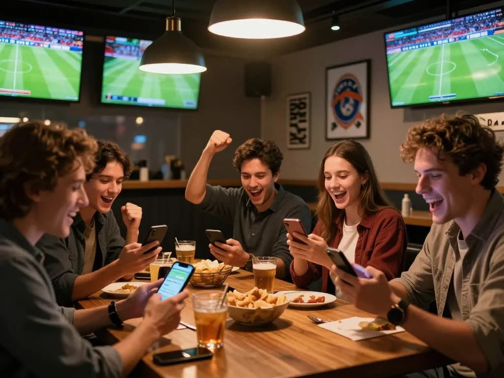 Place bets on your phone while enjoying football with friends at Nhà cái FIVE88's vibrant sports bar scene.