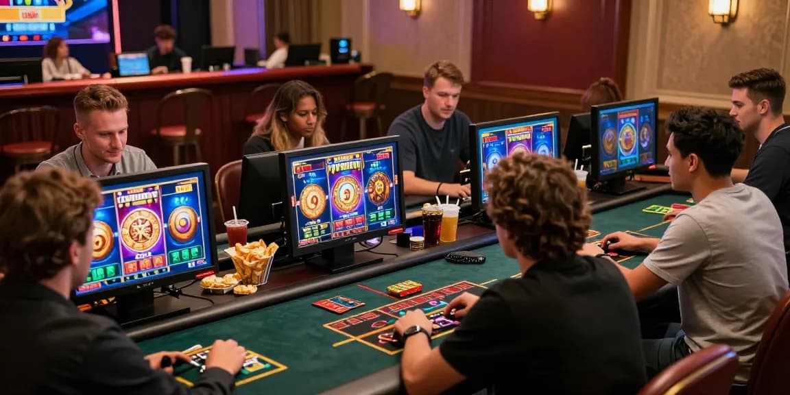 Explore thrilling gaming experiences at casinos not on GamStop, featuring vibrant gameplay and diverse players.