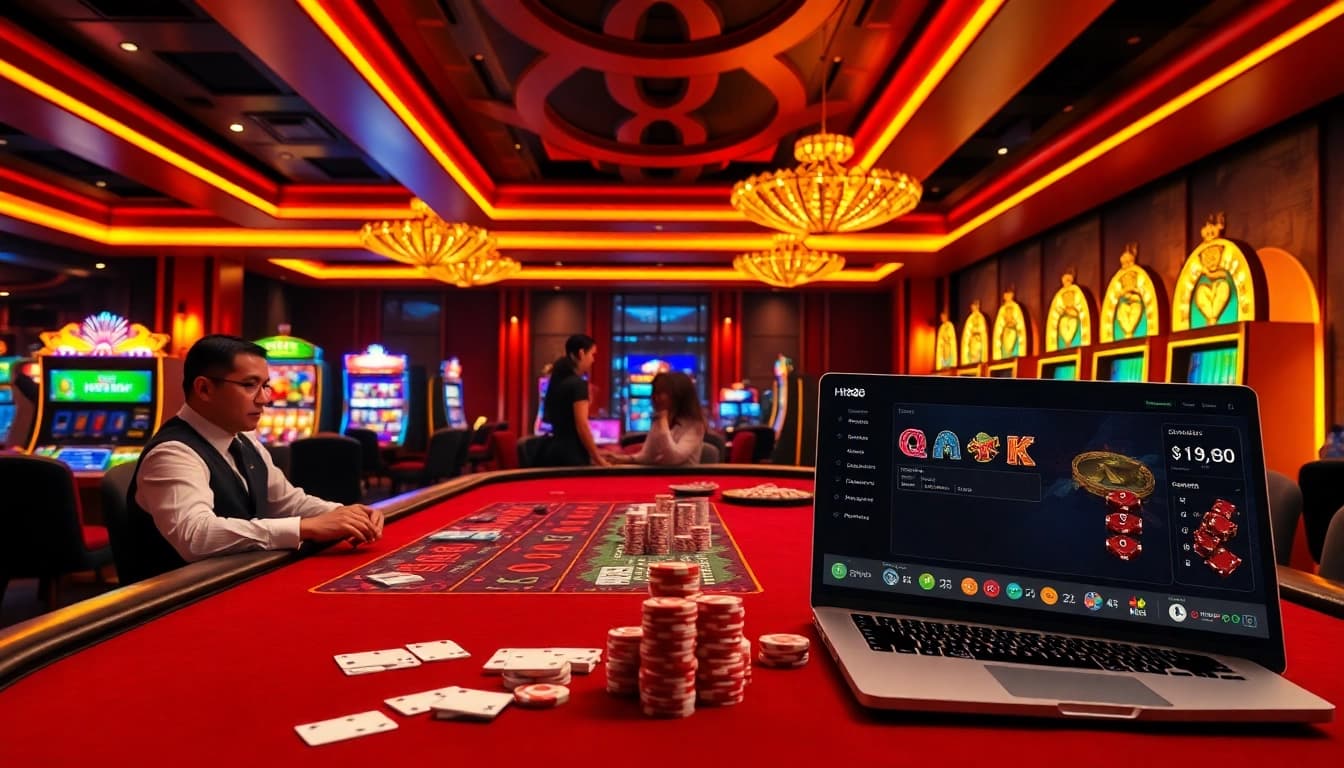 Experience hi88 giải trí with an exciting online casino featuring vibrant tables, slot machines, and action-packed gameplay.