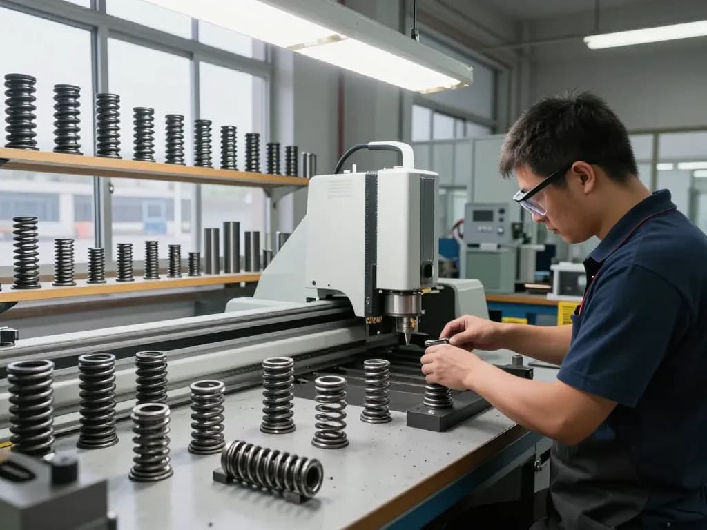Crearea arcurilor conice într-un atelier industrial bine iluminat, cu unelte de precizie.
