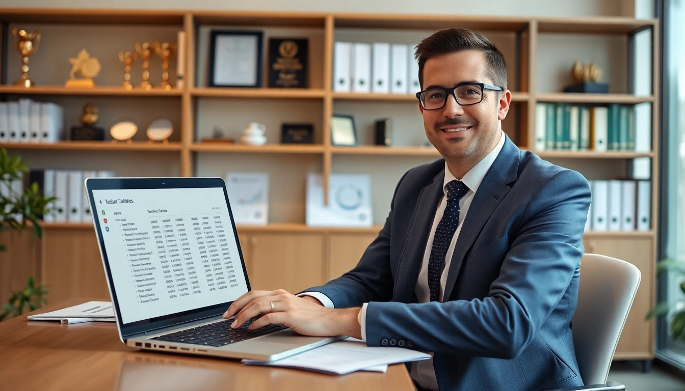 Showcasing registration and certification in Federal databases for federal contracts in a professional setting.
