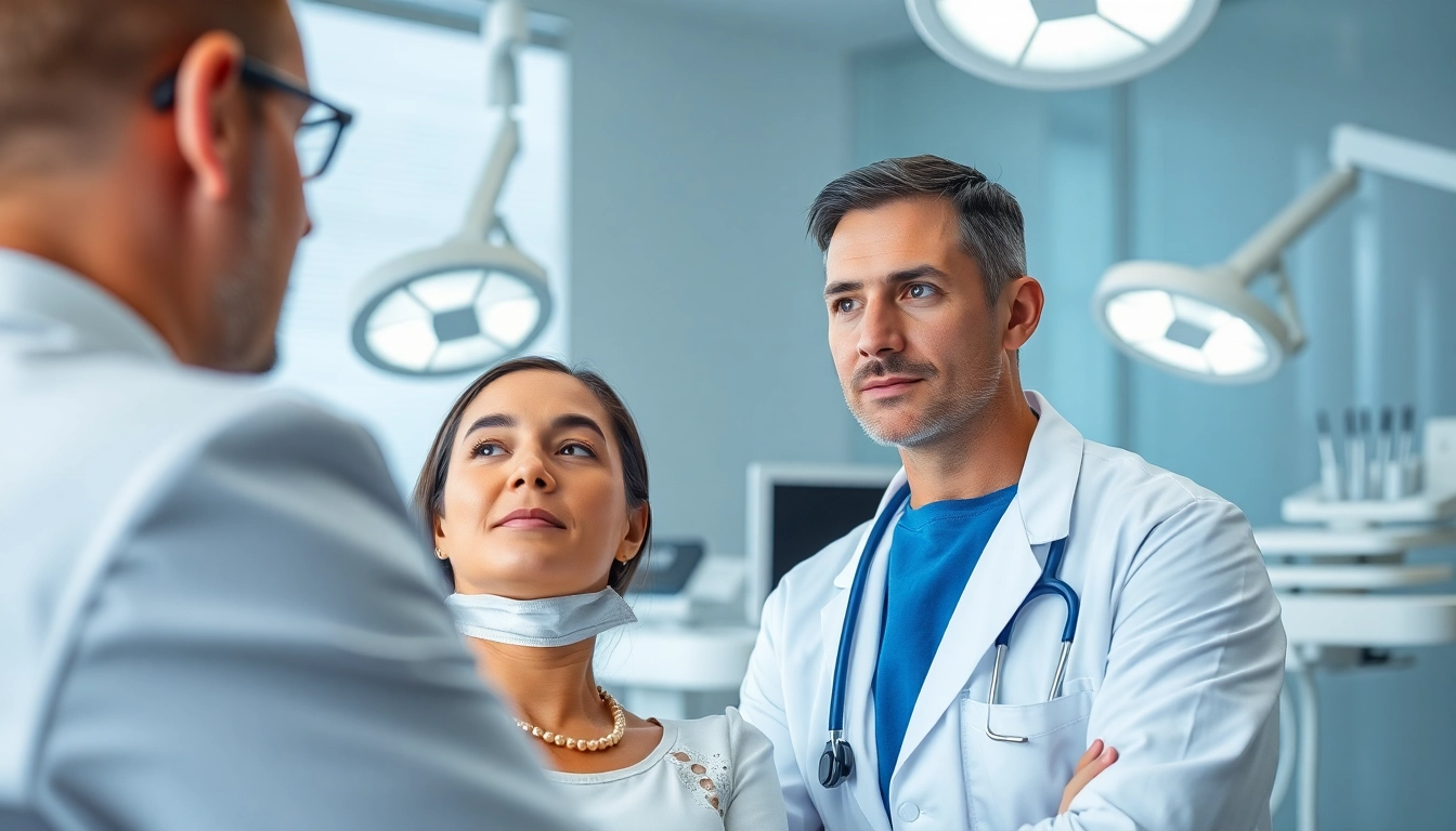 Beratung zur Plastische Chirurgie Hamburg in einer modernen Klinik mit einem Facharzt.