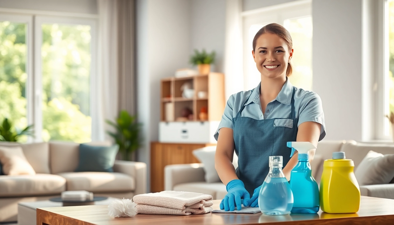 Hiring the right cleaning services near me for a spotless home with professional touch.