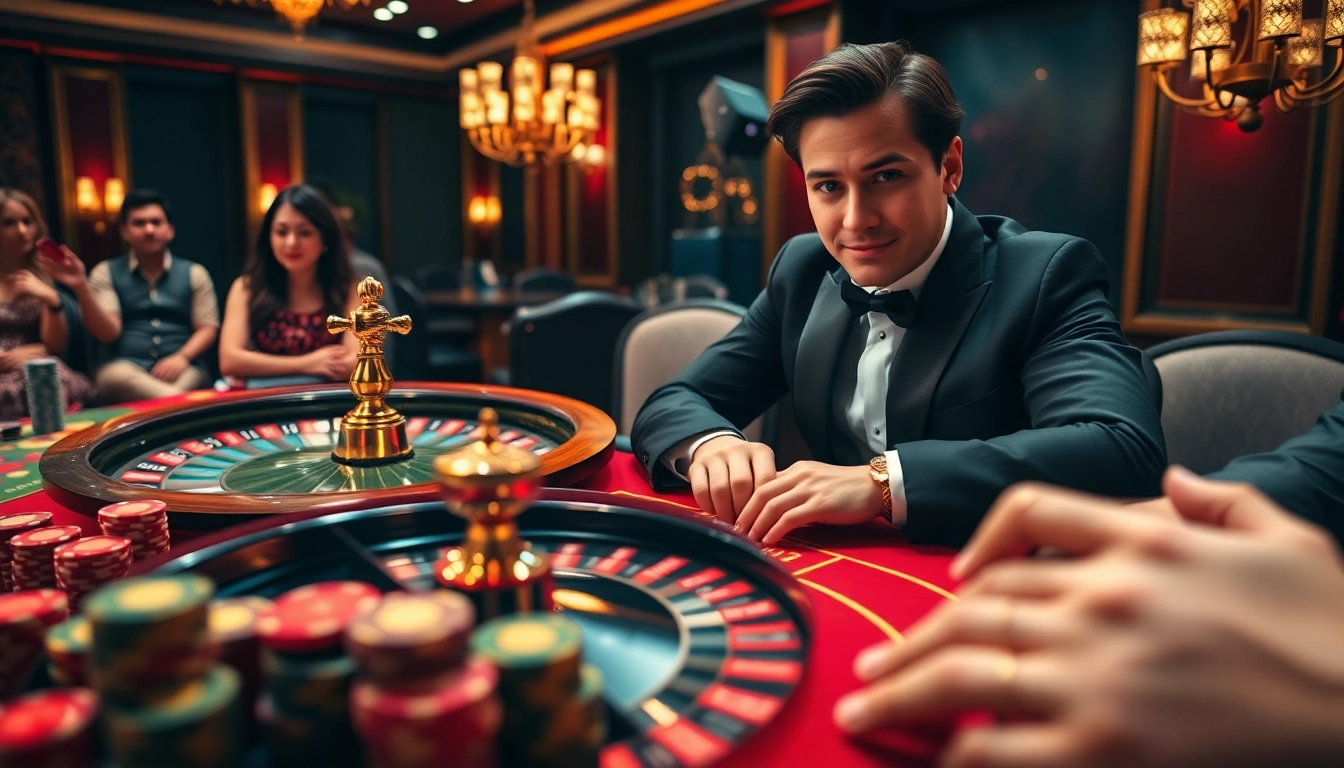 Experience the thrill of winning at W88 with a luxurious casino setup featuring poker chips and a roulette wheel.