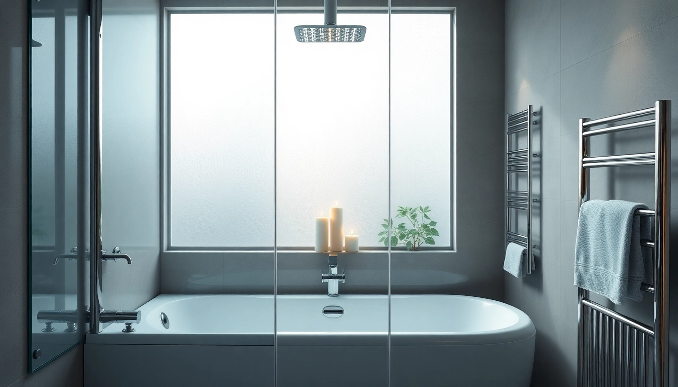 Erfrischende sonni Duschkabine in einem eleganten Badezimmer.