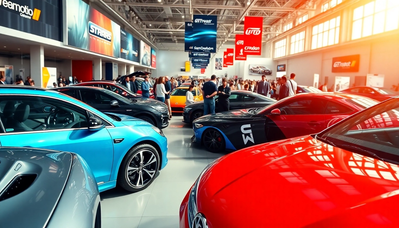 Experience the excitement of the Auto Cars Show with diverse vehicle displays and enthusiastic attendees.