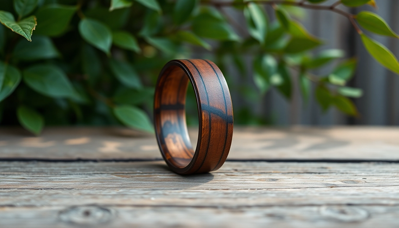 Unique Whiskey Barrel Wedding Bands: Craftsmanship Meets Romance