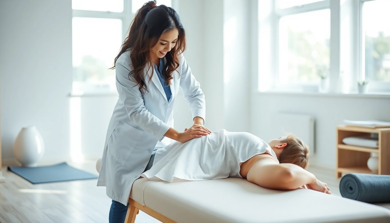 Engaging back pain remedies therapy scene demonstrating professional relief techniques.