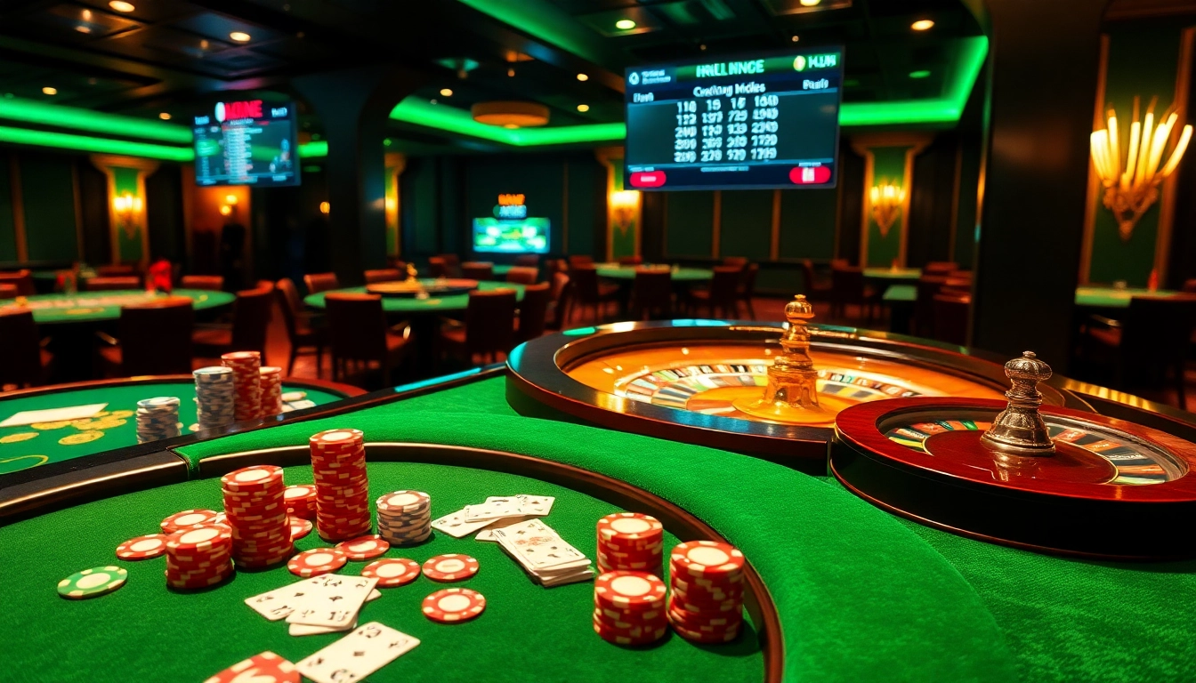 Engaging scene of gamblers at a casino table with odds from https://rr88c.mobi/ showcasing excitement.