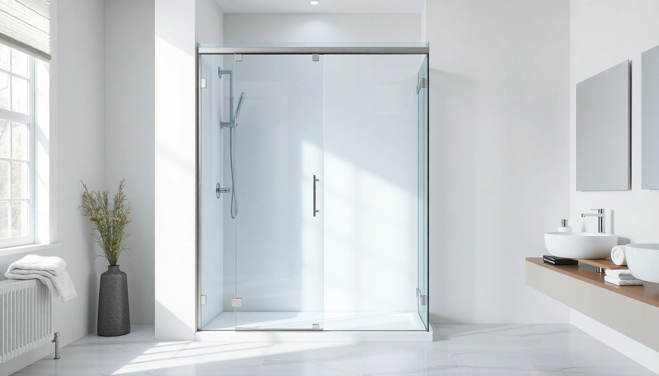 Erleben Sie die Duschkabine 90x90 komplett in einem modernen Badezimmer mit eleganten Details.
