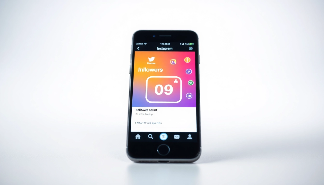 インスタ フォロワー購入 安いでフォロワー数が増加するスマートフォンの画像。