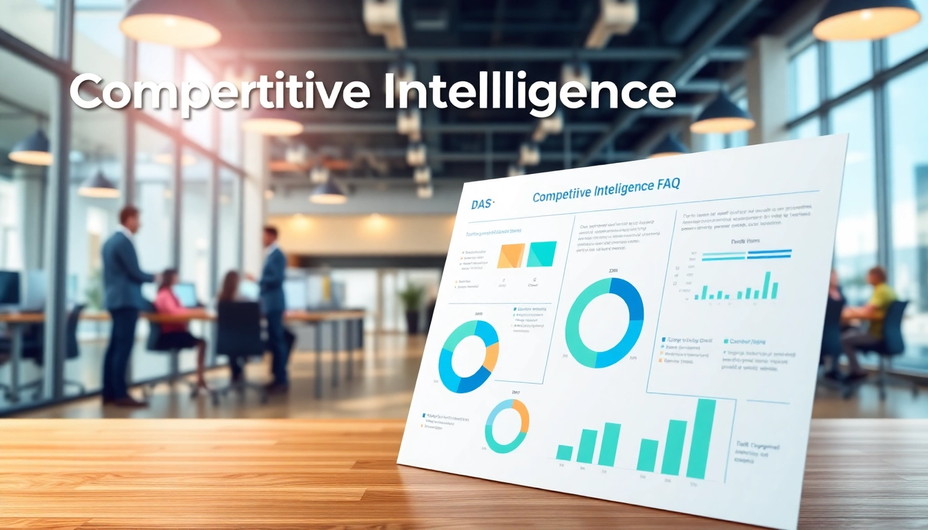 Visual representation of competitive intelligence faqs showcasing data insights and analysis.