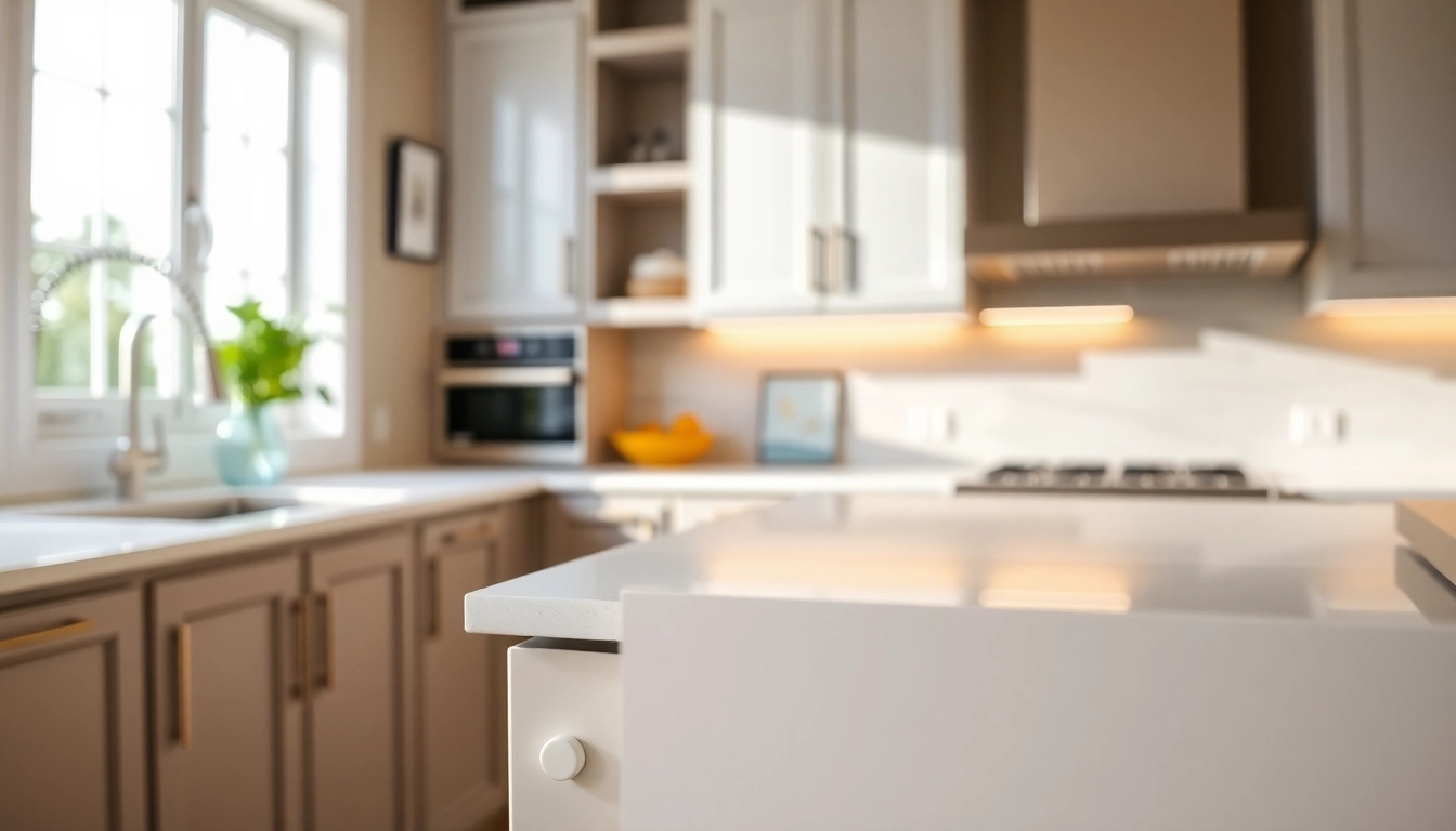 Showcase of cabinet refacing in Saint Petersburg FL with modern design and finish.