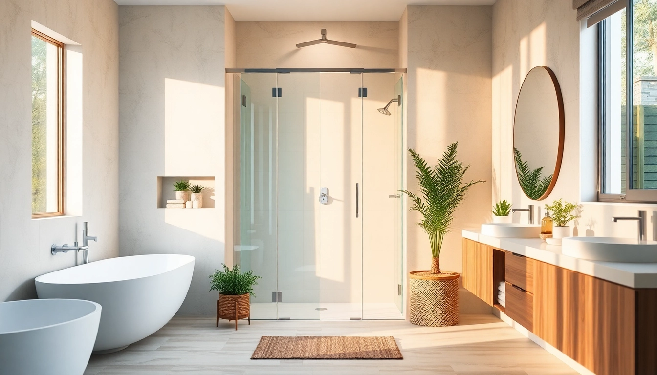 Aménagez votre salle de bains avec des solutions modernes de sunny showers france, offrant élégance et confort.