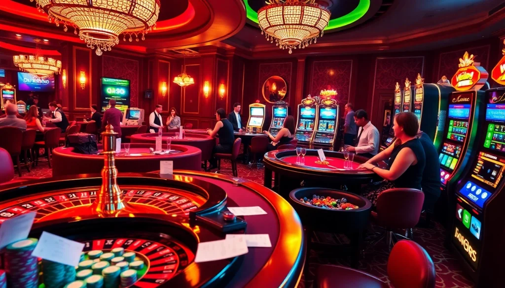 Dive into an exciting casino adventure at okfun.com with vibrant tables, thrilling players, and winning moments.