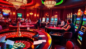 Dive into an exciting casino adventure at okfun.com with vibrant tables, thrilling players, and winning moments.