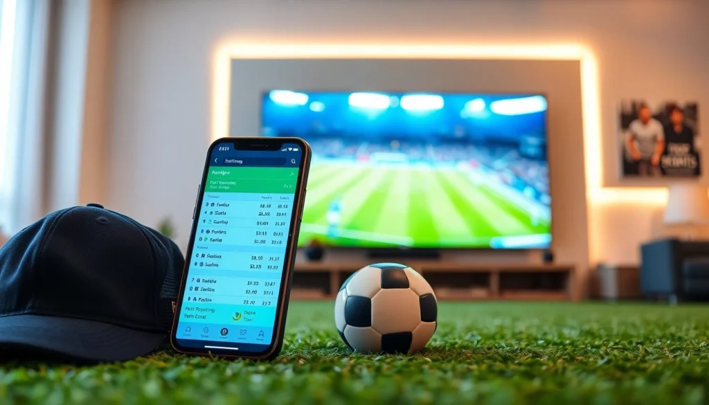 Discover the top features of the best sports betting apps India through an interactive smartphone setting.