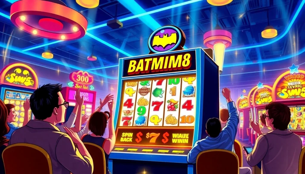 Menangkan pengalaman bermain batman138 slot dengan suasana kasino yang ceria dan penuh warna.