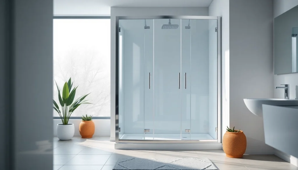 Entdecken Sie die stilvolle sonni Duschkabine in einem modernen Badezimmer mit elegantem Design.