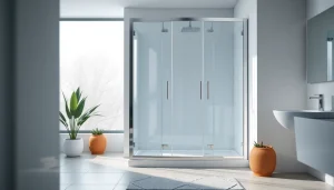 Entdecken Sie die stilvolle sonni Duschkabine in einem modernen Badezimmer mit elegantem Design.