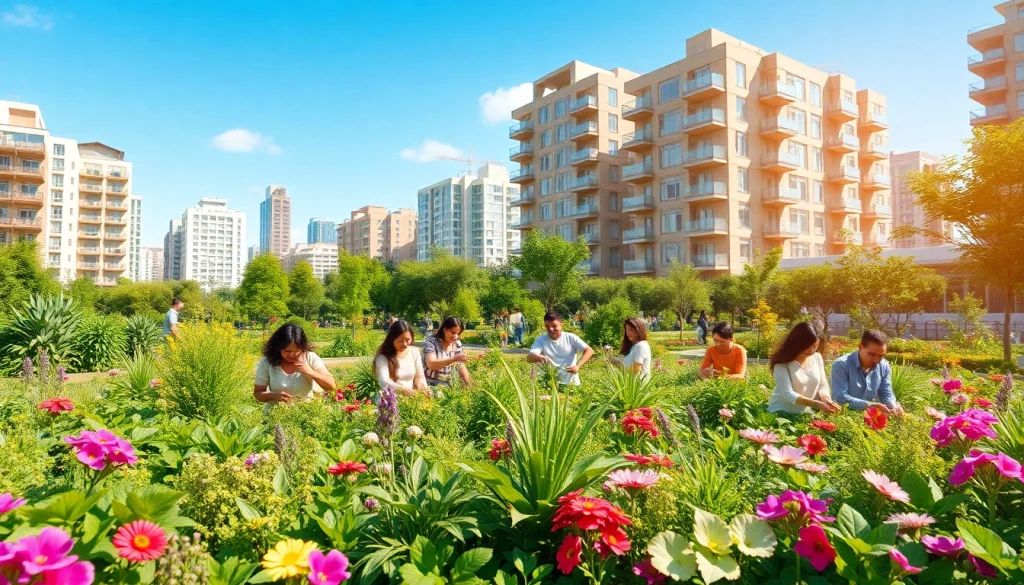 Engaging community gardening scene from https://www.unsustainablemagazine.com showcasing sustainability and diversity.