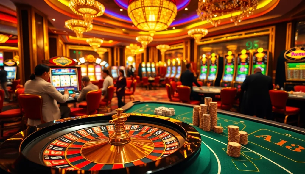 Experience the thrill of top 10 nhà cái uy tín with vibrant gambling interactions and exciting gaming atmosphere.