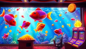 bắn cá đổi thưởng action with colorful fish and exciting gaming rewards