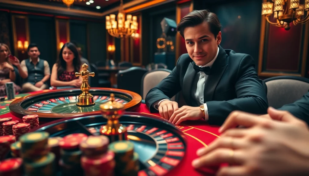 Experience the thrill of winning at W88 with a luxurious casino setup featuring poker chips and a roulette wheel.