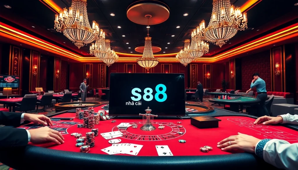 Experience the thrill of nhà cái s8 with vibrant casino games and betting action.