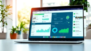 Engage with WhatsApp Smart CRM through a professional interface showcasing analytics and workflows.