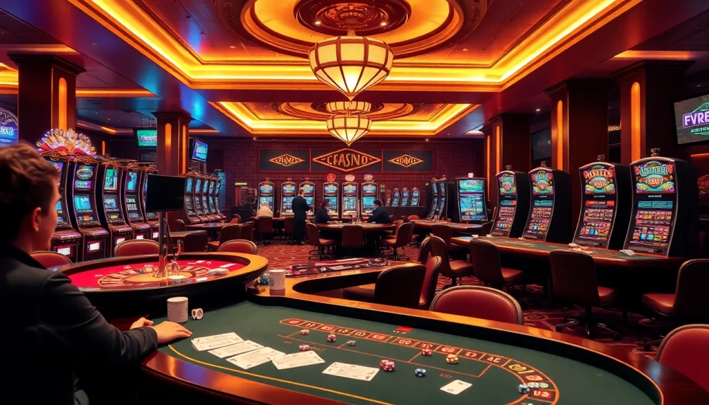 Players enjoy a thrilling gaming experience at shbet800 casino tables with vibrant lighting.
