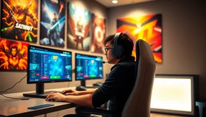 Aktifitas bermain istana777 bet yang penuh semangat dengan gamer profesional di meja bermain.