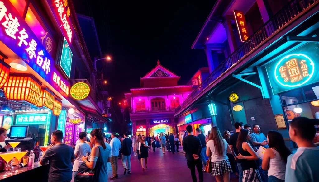 Explore the lively 다낭밤문화 with vibrant nightlife scenes featuring bars, neon lights, and local culture.