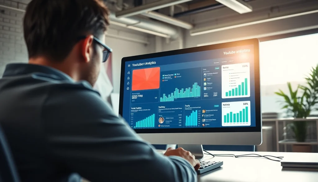 Boost your YouTube presence with a powerful youtube smm panel displayed on a computer screen.