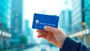 신용카드와 현금이 함께 있는 카드깡의 상징적인 장면