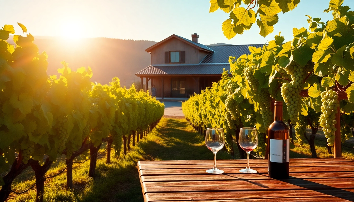 Enjoying a beautiful day at Sacramento wineries with scenic vineyards and a cozy setting.