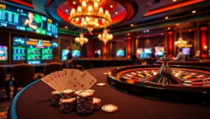 Engaging players compete at a sleek poker table, showcasing gambling excitement from https://c168.it.com.