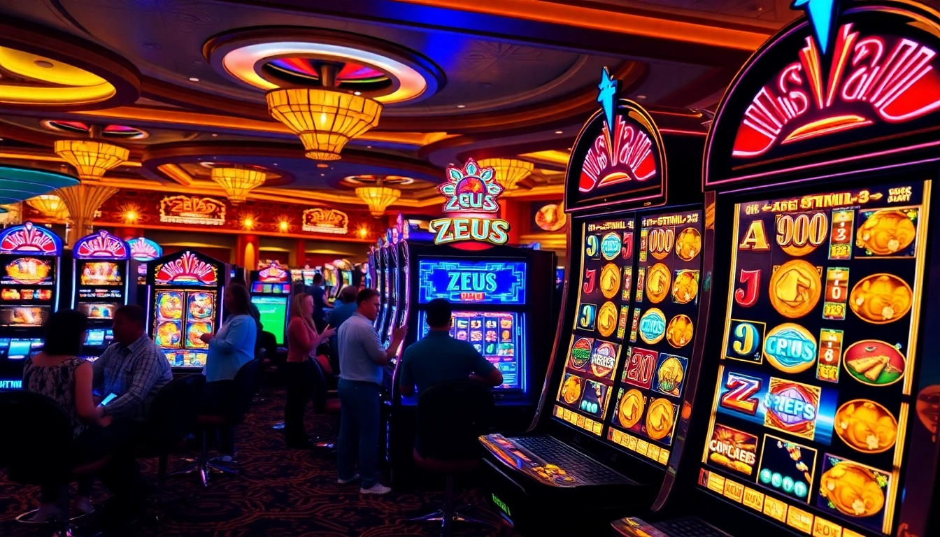 Rasakan aksi mendebarkan di mesin slot Zeus di kasino mewah.