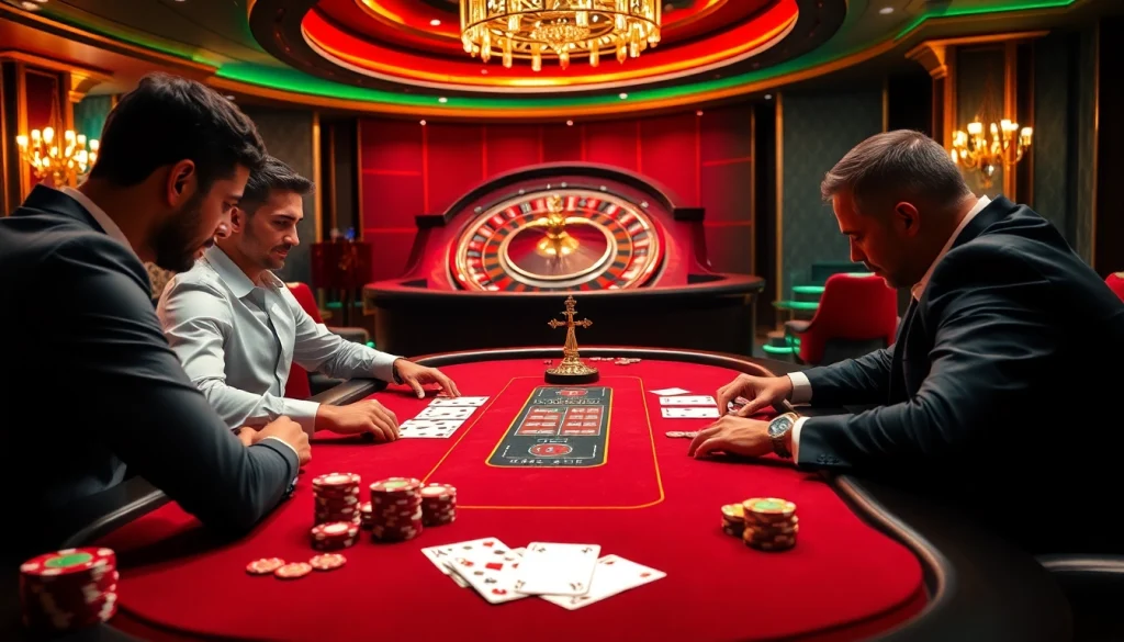 Experience the thrill of XX88 at a professional poker table with vibrant gameplay elements.