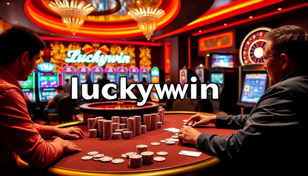 Experience the thrill of poker at Luckywin casino, with vibrant gameplay and high-stakes action.