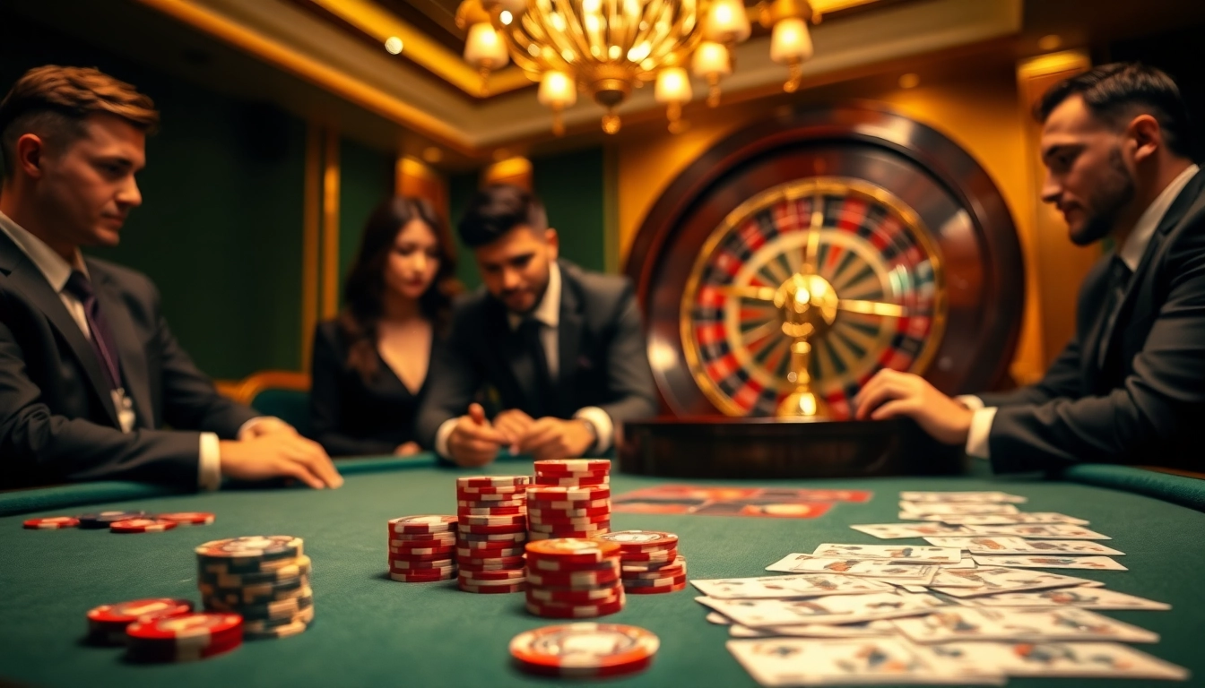 Engage in high-stakes poker featuring indoxxi elements with vibrant chips and cards.