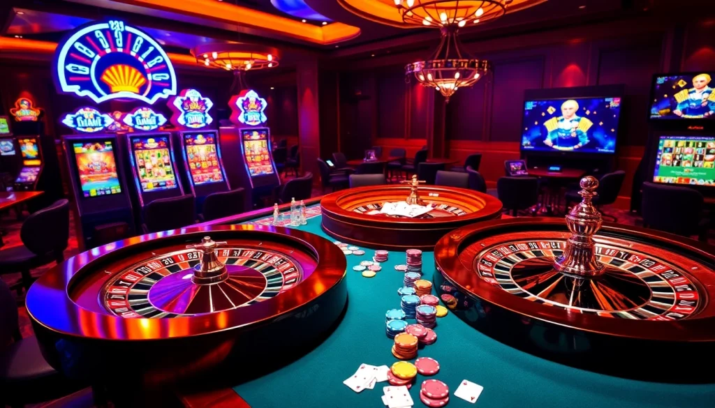 Experience thrilling gameplay and high-stakes action at https://gg88.biz/ casino with vibrant gaming ambiance.