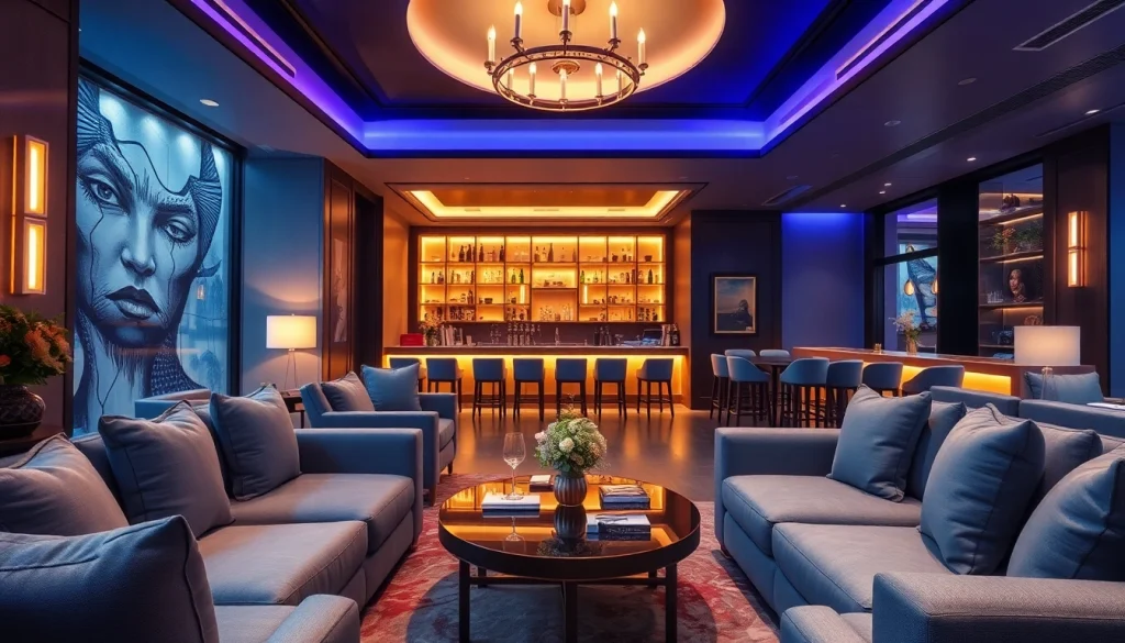 Experience luxurious comfort in 수원셔츠룸 with plush seating and elegant decor.